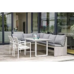 Stern Skelby Stapelsessel Aluminium/Textilene Weiß/Silber -Gartenmöbel Verkauf 1027117 12