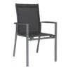 Stern New Levanto Stapelsessel Aluminium/Textilene Graphit/Silbergrau