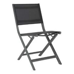 Stern Nils Balkonklappstuhl Aluminium/Textilene Graphit/Silbergrau -Gartenmöbel Verkauf 1027326 1