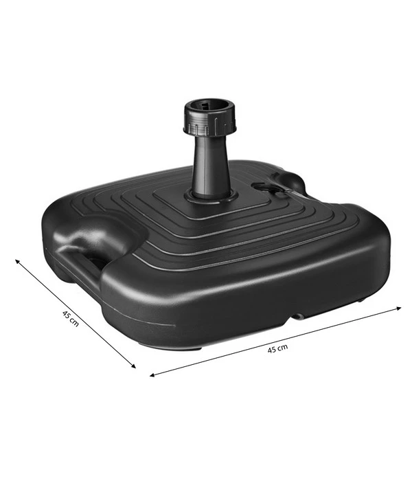 Sonnenschirm-Ständer, Kunststoff, 20 Liter, Ca. B45/T45 Cm 3 Sonnenschirm-Ständer, Kunststoff, 20 Liter, Ca. B45/T45 Cm - Image 3