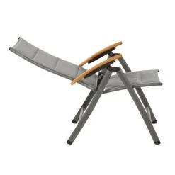 Siena Garden Savina XL Klappsessel Aluminium/Texfabric Matt Graphit/Grau -Gartenmöbel Verkauf 1050470 3 1