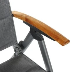 Siena Garden Savina XL Klappsessel Aluminium/Texfabric Matt Graphit/Grau -Gartenmöbel Verkauf 1050470 5