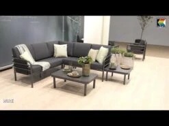 Kettler Wire Gartensessel Aluminium/Outdoorgewebe Anthrazit/Charcoal Grey