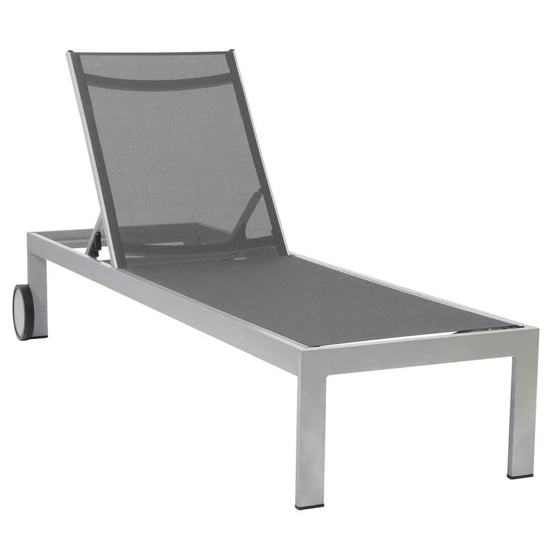 Acamp Rimini Gartenliege Aluminnium/Acatex Platinum/Graphit 1 Acamp Rimini Gartenliege Aluminnium/Acatex Platinum/Graphit