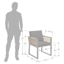 OUTLIV. New York Gartensessel Aluminium/Teak/Olefin Anthrazit 14 OUTLIV. New York Gartensessel Aluminium/Teak/Olefin Anthrazit -Gartenmöbel Verkauf 1101763 7