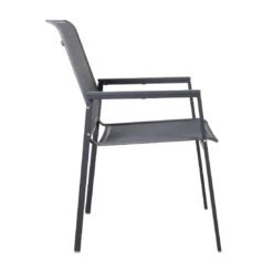 4Seasons Passion Stapelsessel Edelstahl/Textilene Anthrazit -Gartenmöbel Verkauf 1105558 3