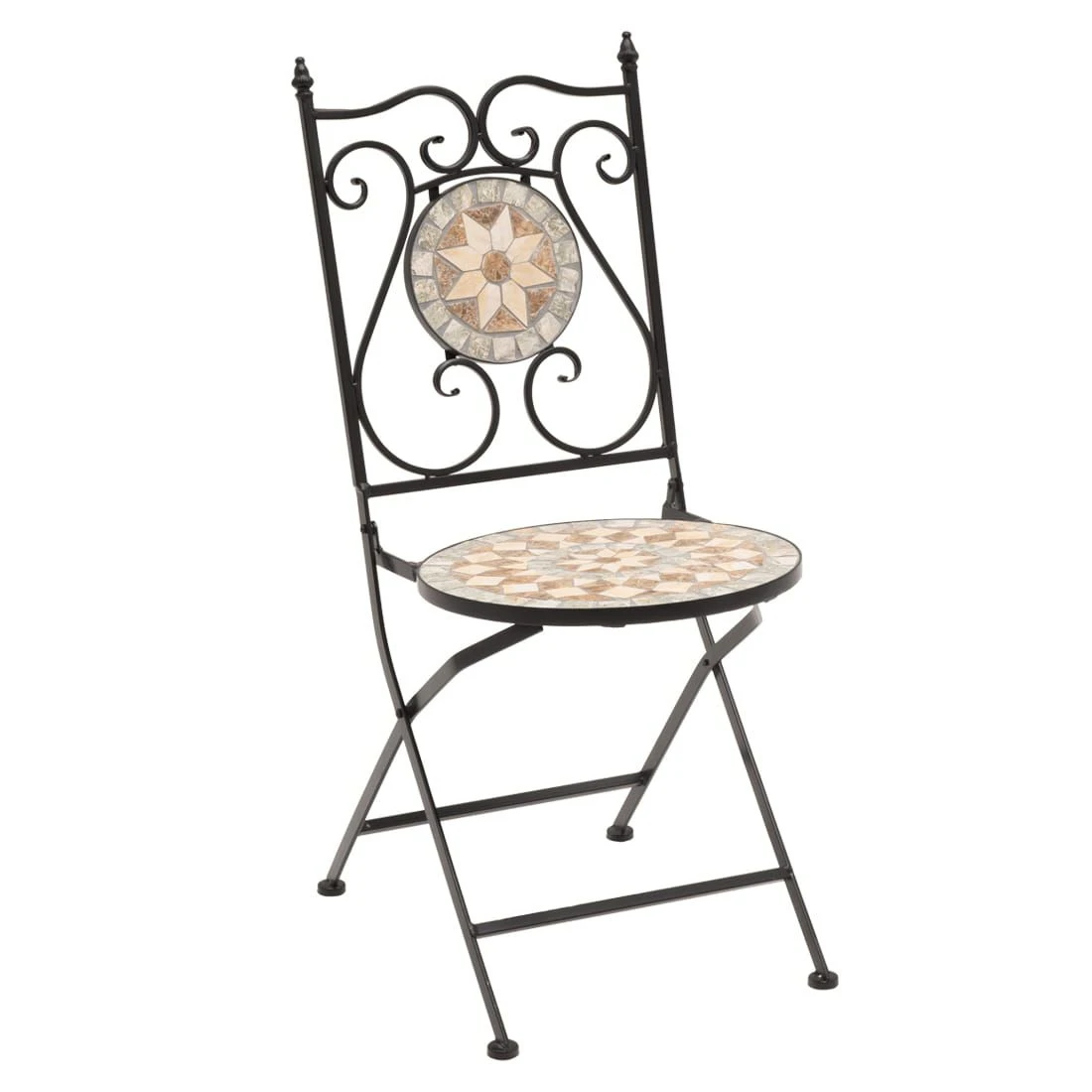OUTLIV. Mosaik Klappstuhl Eisen/Mosaik Schwarz/Mosaik 1 OUTLIV. Mosaik Klappstuhl Eisen/Mosaik Schwarz/Mosaik