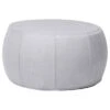 Stern Pouf Hocker Groß Outdoorstoff Hellgrau Meliert