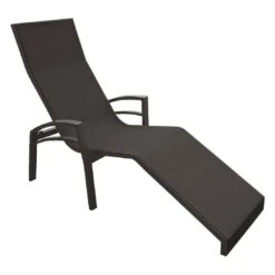 Stern Balance 2 Relaxliege Aluminium/Textilene Anthrazit/Karbon