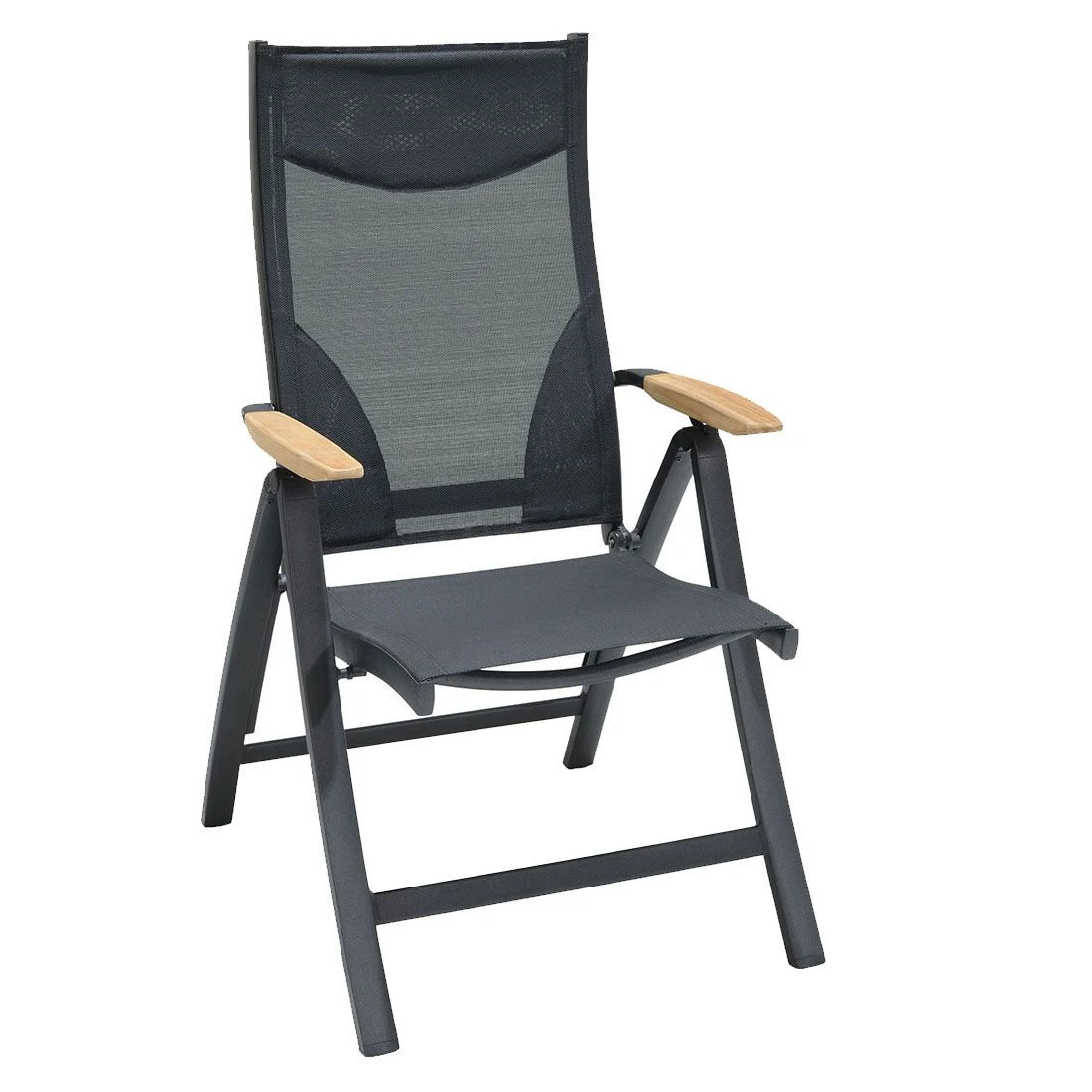 LifestyleGarden Pelen Klappsessel Aluminium/Textilene Batman Black 1 LifestyleGarden Pelen Klappsessel Aluminium/Textilene Batman Black