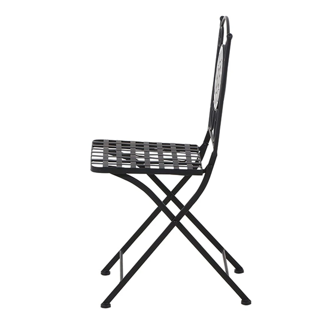 Siena Garden Como Klappstuhl Stahl/Keramik Schwarz Matt / Mosaikoptik 3 Siena Garden Como Klappstuhl Stahl/Keramik Schwarz Matt / Mosaikoptik - Image 3