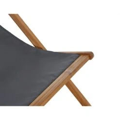 Siena Garden Aviro Liegestuhl Akazie/Polyester Natur/Grau -Gartenmöbel Verkauf 1204459 7 1