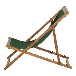 Siena Garden Aviro Liegestuhl Akazie/Polyester Natur/Grün -Gartenmöbel Verkauf 1204470 3