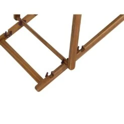 Siena Garden Aviro Liegestuhl Akazie/Polyester Natur/Grün -Gartenmöbel Verkauf 1204470 5