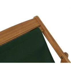 Siena Garden Aviro Liegestuhl Akazie/Polyester Natur/Grün -Gartenmöbel Verkauf 1204470 6