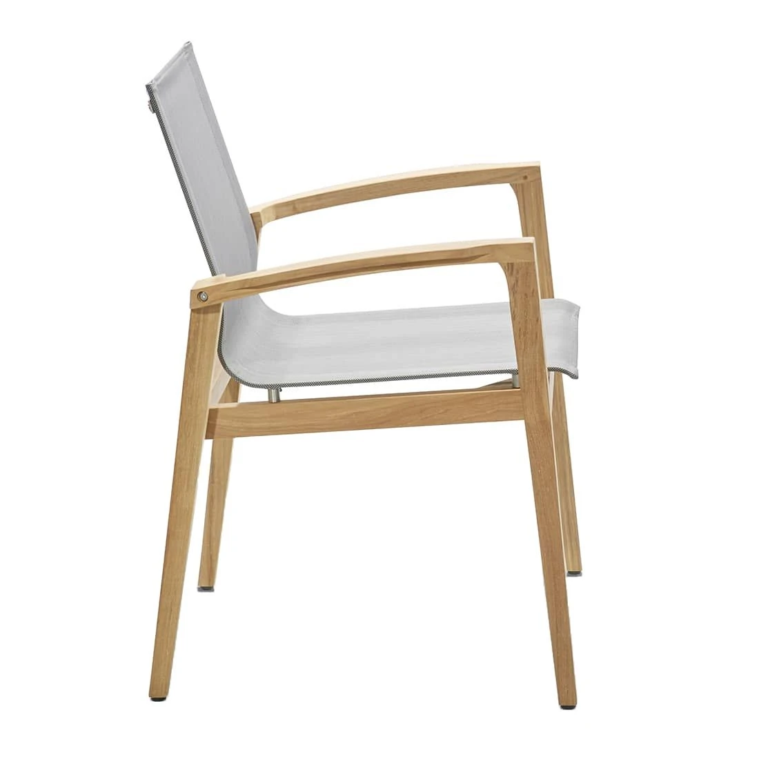 Musterring Paris Gartensessel Teak/Batyline Silbergrau/Teak 3 Musterring Paris Gartensessel Teak/Batyline Silbergrau/Teak - Image 3