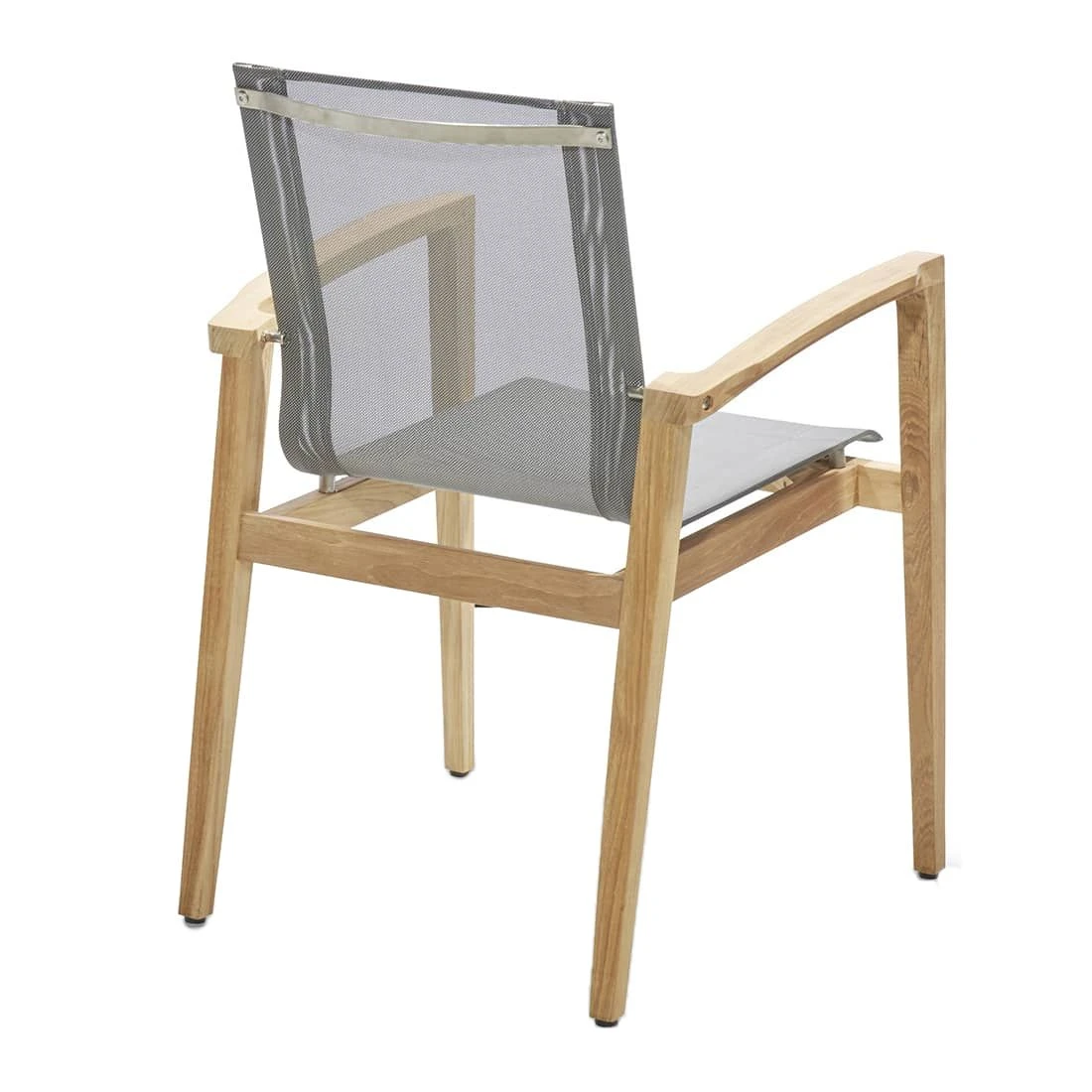 Musterring Paris Gartensessel Teak/Batyline Silbergrau/Teak 4 Musterring Paris Gartensessel Teak/Batyline Silbergrau/Teak - Image 4