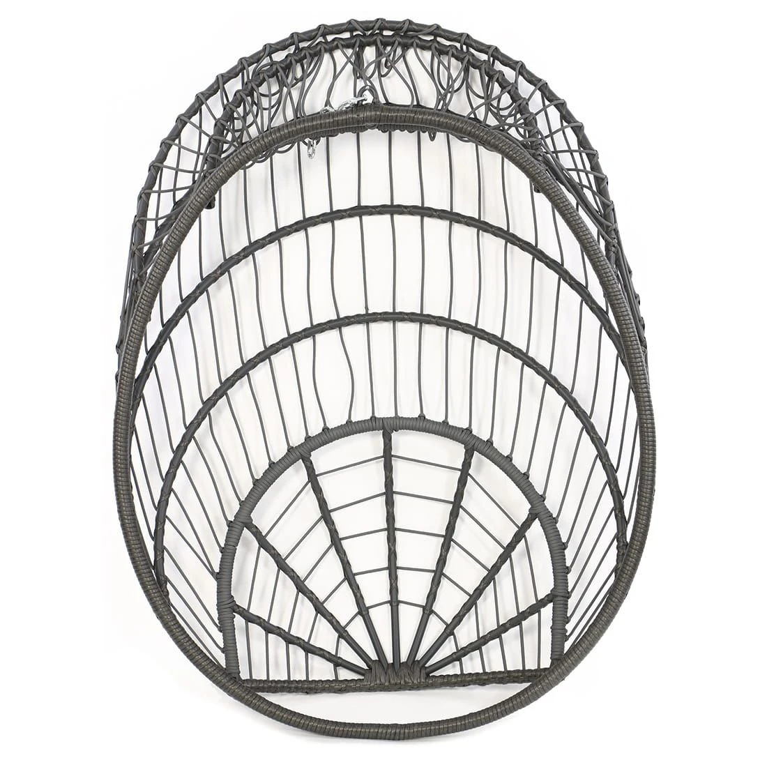 Sungörl Folt Meran Hängesessel Stahl/Geflecht Anthrazit/Grau 2 Sungörl Folt Meran Hängesessel Stahl/Geflecht Anthrazit/Grau - Image 2