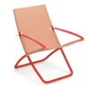 Emu Snooze Liegestuhl Stahl/Textilene Rot/Orange