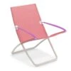 Emu Snooze Liegestuhl Stahl/Textilene Weiß/Pink
