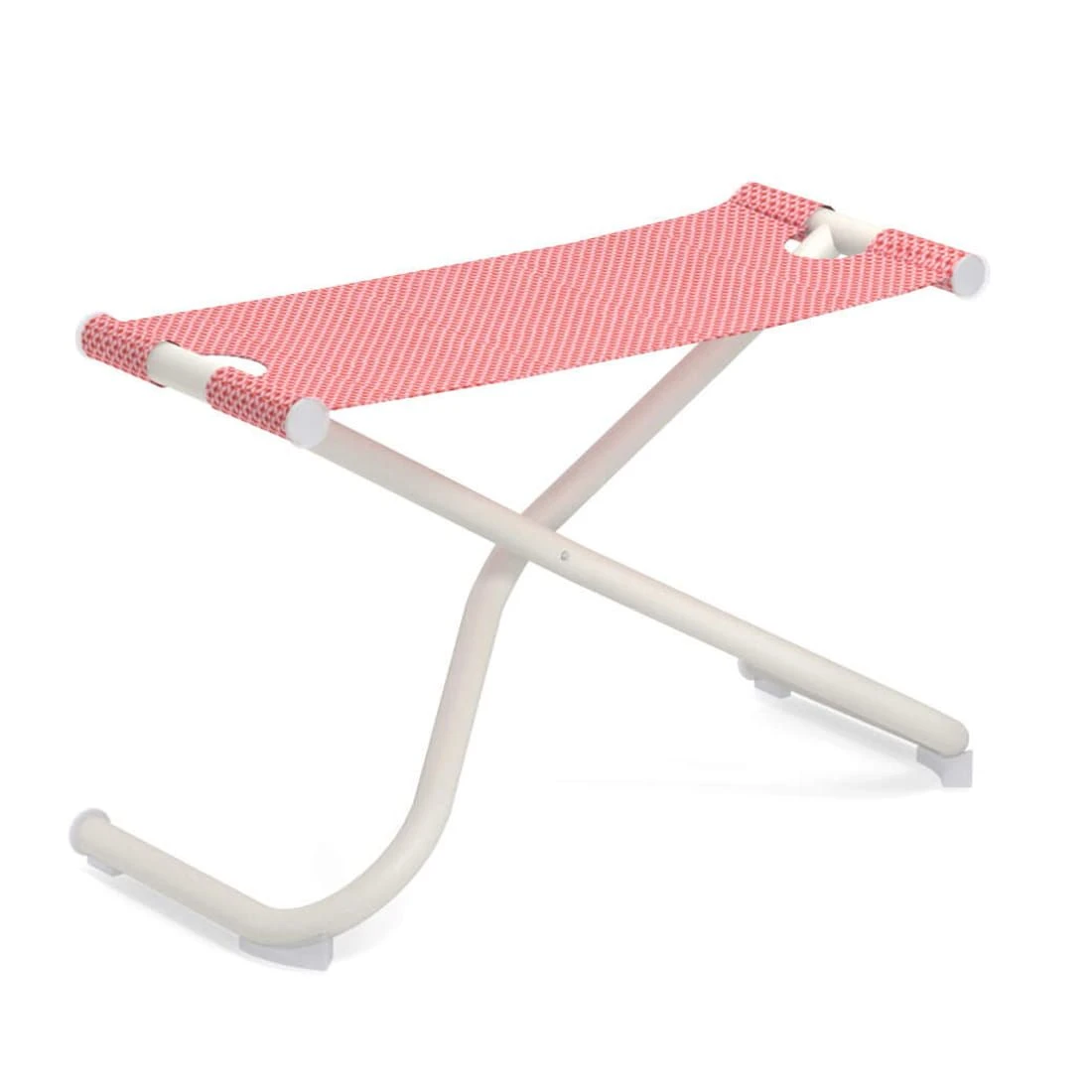 Emu Snooze Fußauflage Stahl/Textilene Weiß/Pink 1 Emu Snooze Fußauflage Stahl/Textilene Weiß/Pink