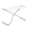 Emu Snooze Fußauflage Stahl/Textilene Weiß/Weiß
