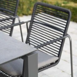 4Seasons Elba Stapelsessel Edelstahl/Rope Anthrazit 7 4Seasons Elba Stapelsessel Edelstahl/Rope Anthrazit -Gartenmöbel Verkauf 1219870 4