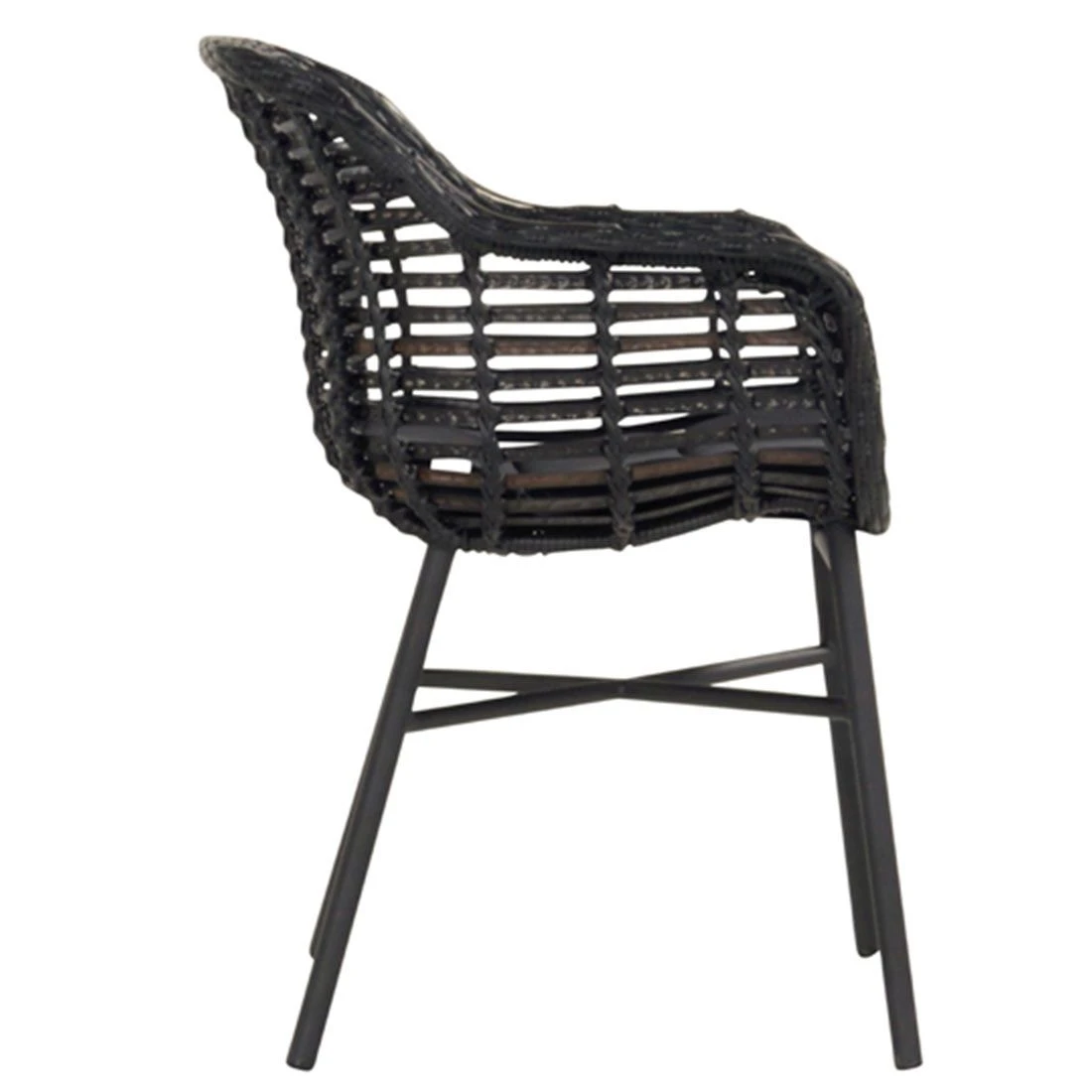 Hartman Cecilia Gartensessel Aluminium/Geflecht Carbon Black/Black Puma 4 Hartman Cecilia Gartensessel Aluminium/Geflecht Carbon Black/Black Puma - Image 4