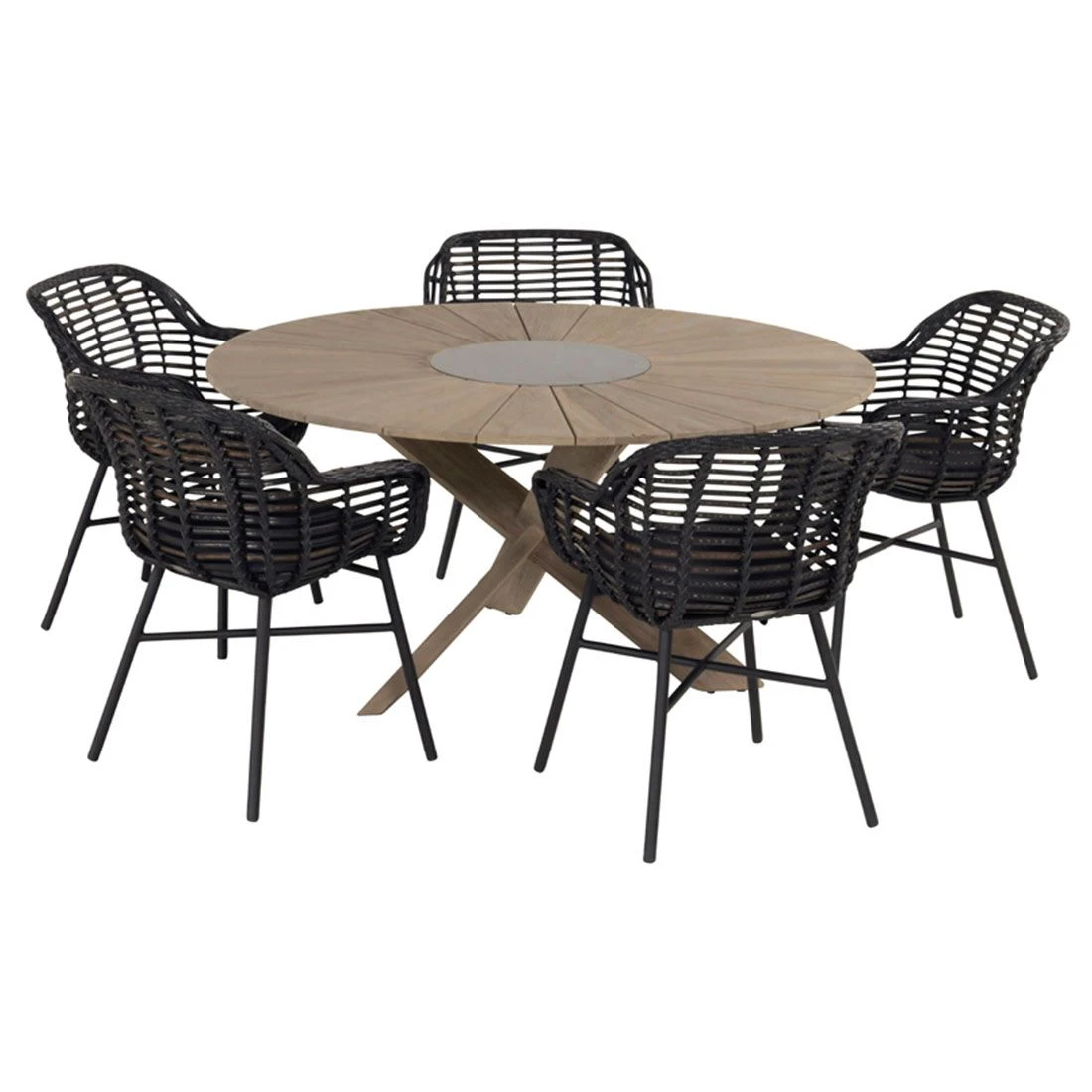 Hartman Cecilia Gartensessel Aluminium/Geflecht Carbon Black/Black Puma 6 Hartman Cecilia Gartensessel Aluminium/Geflecht Carbon Black/Black Puma - Image 6