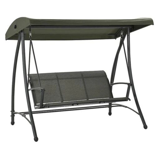 OUTLIV. Rubens Hollywoodschaukel Stahl/Textilene Carbon Black/Moosgrün -Gartenmöbel Verkauf 1247205 1