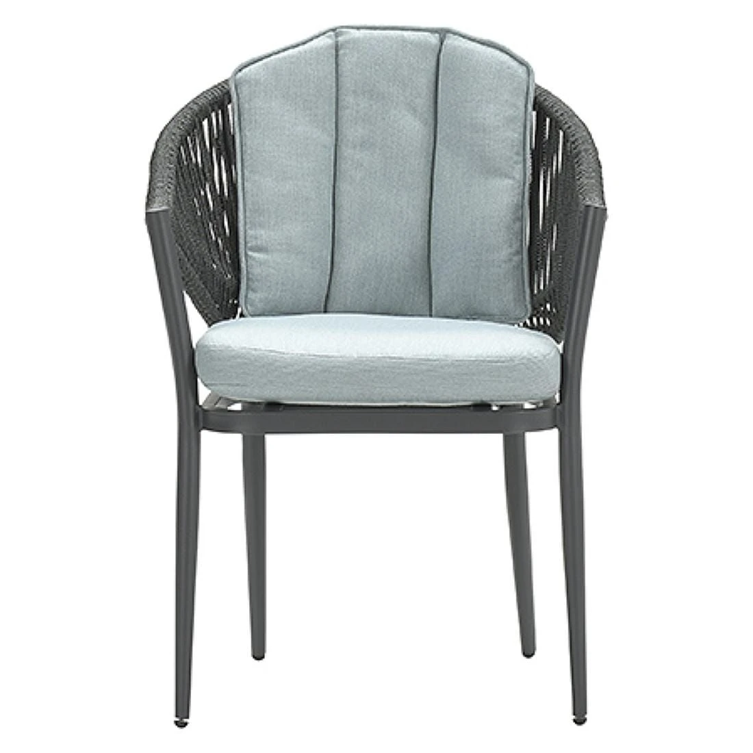 Garden Impressions Monica Diningsessel Aluminium/Rope Carbon Black/Mint Grey 2 Garden Impressions Monica Diningsessel Aluminium/Rope Carbon Black/Mint Grey - Image 2