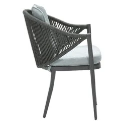 Garden Impressions Monica Diningsessel Aluminium/Rope Carbon Black/Mint Grey 6 Garden Impressions Monica Diningsessel Aluminium/Rope Carbon Black/Mint Grey -Gartenmöbel Verkauf 1247447 3