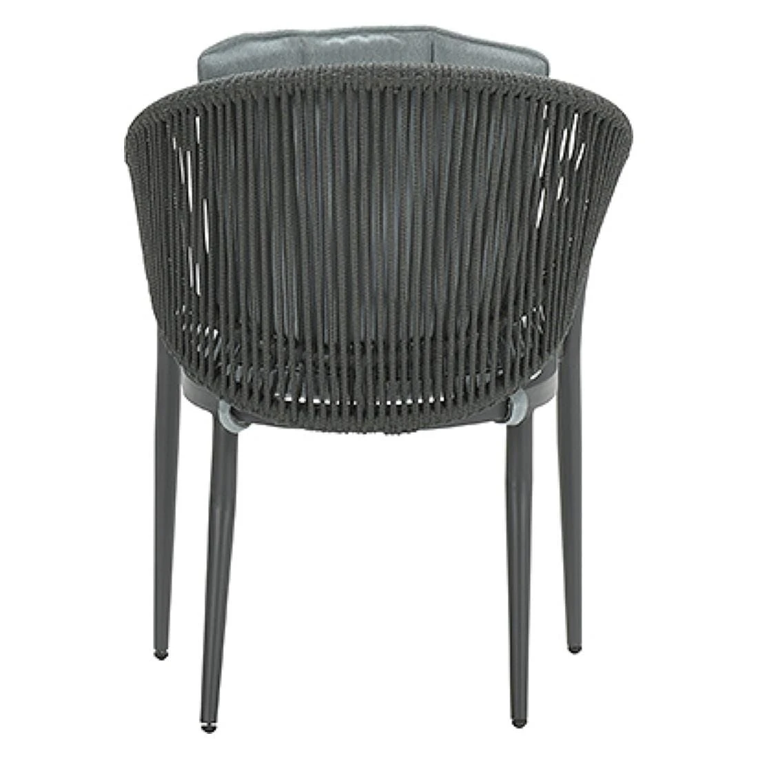 Garden Impressions Monica Diningsessel Aluminium/Rope Carbon Black/Mint Grey 4 Garden Impressions Monica Diningsessel Aluminium/Rope Carbon Black/Mint Grey - Image 4