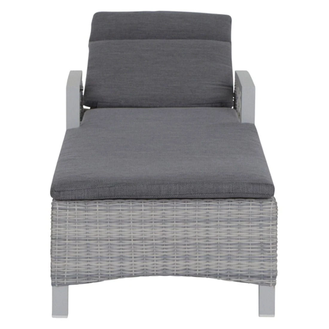 Siena Garden Corido Gartenliege Aluminium/Geflecht Matt Weiß-Grau/Ice-Grey/Grey 2 Siena Garden Corido Gartenliege Aluminium/Geflecht Matt Weiß-Grau/Ice-Grey/Grey - Image 2