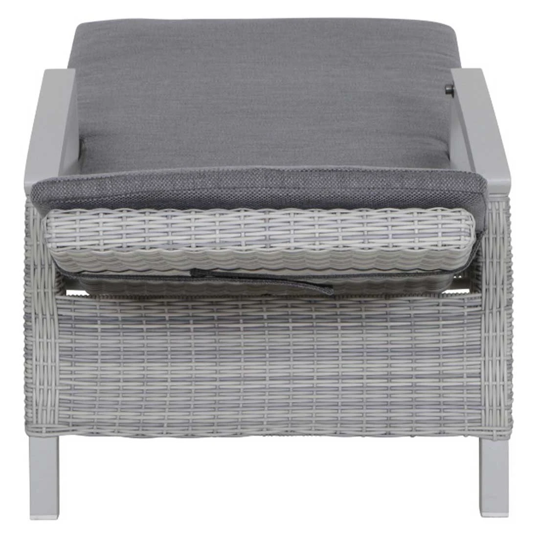 Siena Garden Corido Gartenliege Aluminium/Geflecht Matt Weiß-Grau/Ice-Grey/Grey 3 Siena Garden Corido Gartenliege Aluminium/Geflecht Matt Weiß-Grau/Ice-Grey/Grey - Image 3