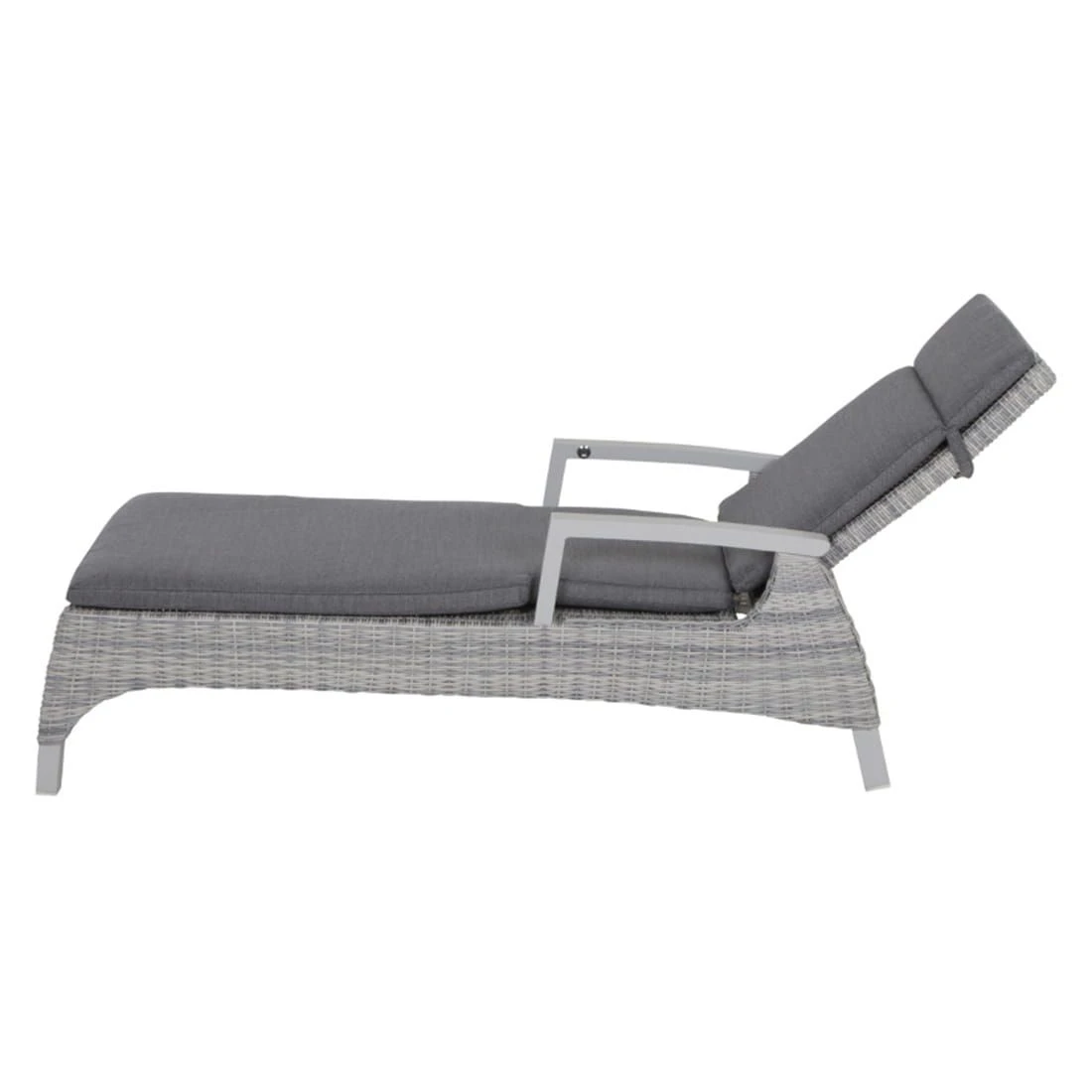 Siena Garden Corido Gartenliege Aluminium/Geflecht Matt Weiß-Grau/Ice-Grey/Grey 5 Siena Garden Corido Gartenliege Aluminium/Geflecht Matt Weiß-Grau/Ice-Grey/Grey - Image 5