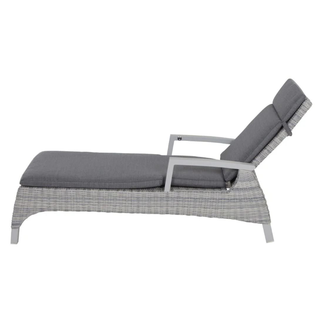 Siena Garden Corido Gartenliege Aluminium/Geflecht Matt Weiß-Grau/Ice-Grey/Grey 6 Siena Garden Corido Gartenliege Aluminium/Geflecht Matt Weiß-Grau/Ice-Grey/Grey - Image 6