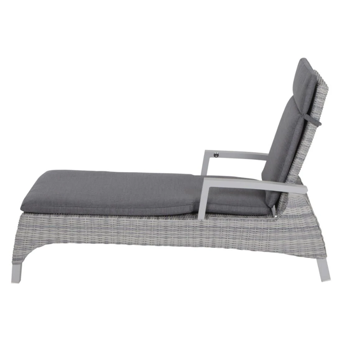 Siena Garden Corido Gartenliege Aluminium/Geflecht Matt Weiß-Grau/Ice-Grey/Grey 8 Siena Garden Corido Gartenliege Aluminium/Geflecht Matt Weiß-Grau/Ice-Grey/Grey - Image 8
