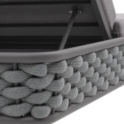 OUTLIV. Leon Gartenliege Aluminium/Rope/Acryl Anthrazit/Anthrazit-Blau-Meliert -Gartenmöbel Verkauf 1248448 8