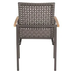 Stern Lucy Stapelsessel Aluminium/Gurtbespannung Teakarmlehnen Anthrazit/Platin 14 Stern Lucy Stapelsessel Aluminium/Gurtbespannung Teakarmlehnen Anthrazit/Platin -Gartenmöbel Verkauf 1258601 5