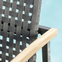 Stern Lucy Stapelsessel Aluminium/Gurtbespannung Teakarmlehnen Anthrazit/Platin 16 Stern Lucy Stapelsessel Aluminium/Gurtbespannung Teakarmlehnen Anthrazit/Platin -Gartenmöbel Verkauf 1258601 7