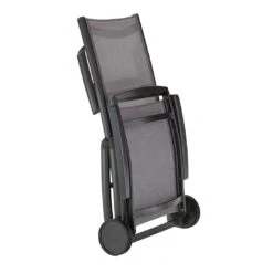 Sieger Royal Gartenliege Aluminium/Textilene Eisengrau/Hellgrau -Gartenmöbel Verkauf 1262077 4