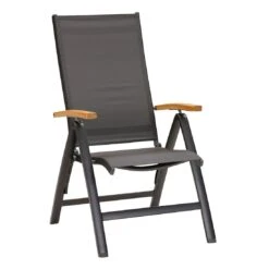 Best Cavalese Klappsessel Aluminium/Ergotex Anthrazit