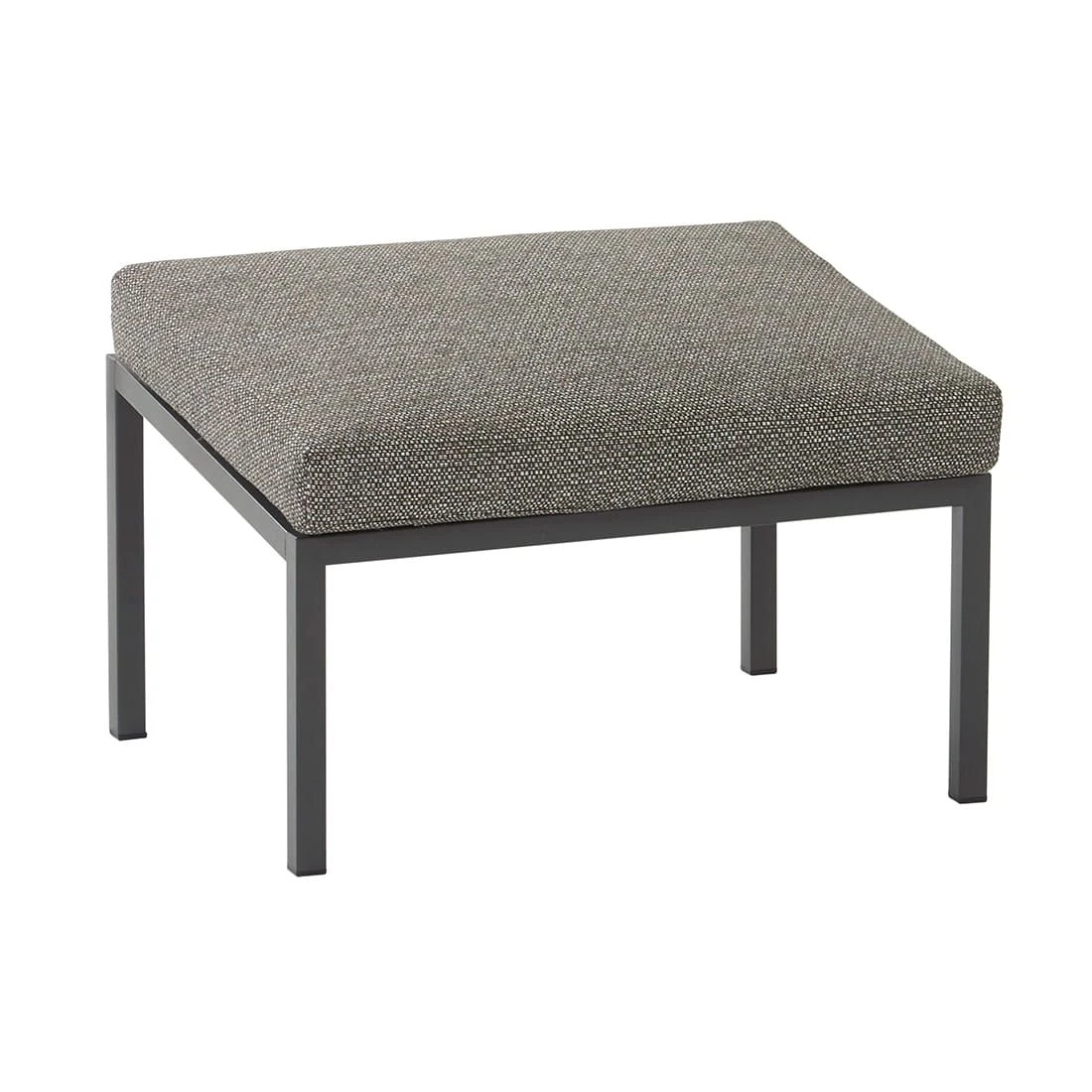 4Seasons Trentino Hocker Inkl. Kissen Alu/RVS Teak/Anthrazit 1 4Seasons Trentino Hocker Inkl. Kissen Alu/RVS Teak/Anthrazit