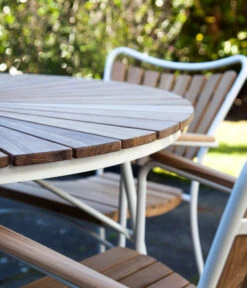 Cinas Gartentisch Ellen, Ca. Ø110/H74 Cm -Gartenmöbel Verkauf 2012250 WE DE 001 TischEllenD110Weiss