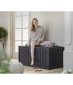 Keter Aufbewahrungsbox Glenwood, 390 Liter, Ca. B128/H61/T65 Cm 13 Keter Aufbewahrungsbox Glenwood, 390 Liter, Ca. B128/H61/T65 Cm -Gartenmöbel Verkauf 2190270 WE MO 004 KeterAufbewahrungsbox