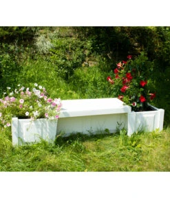 KHW Kunststoff-Gartenbank Berlin -Gartenmöbel Verkauf 2547339 WE MO 001 BankBerlinweiss