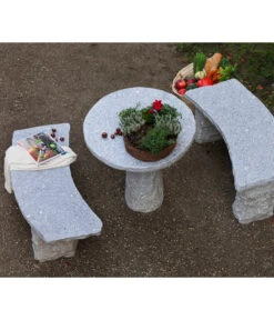 Dehner Granit-Tisch, Rund, Ca. Ø75/H75 Cm -Gartenmöbel Verkauf 2741676 WE MO 002 GranitTischrund75cm