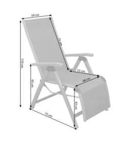 Dehner Relaxsessel Colmar -Gartenmöbel Verkauf 2779155 WE BG 001 RelaxsesselColmarSchwarzSkizzeNeu