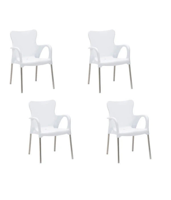 Best Alu-Stapelsessel Maui, 4er Set 1 Best Alu-Stapelsessel Maui, 4er Set